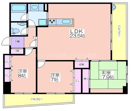 帝塚山松寿庵の物件間取画像